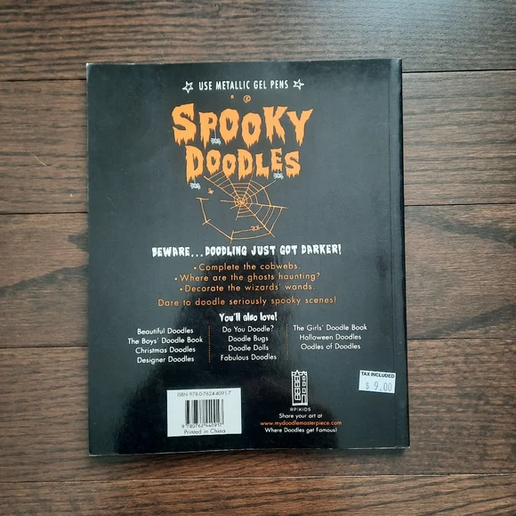 Spooky Doodles Book - Picture 2 of 7
